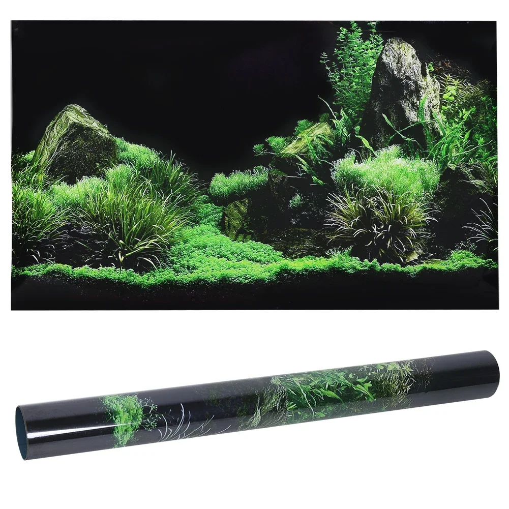 Planted Aquarium Aquascape - خلفية ل حوض السمك ملصق ثلاثية
