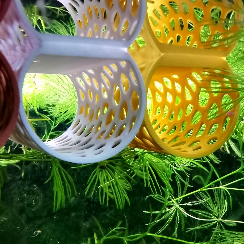 Aquarium Plant Live - نفق عائم للبيتا، بيت للروبيان، منطقة