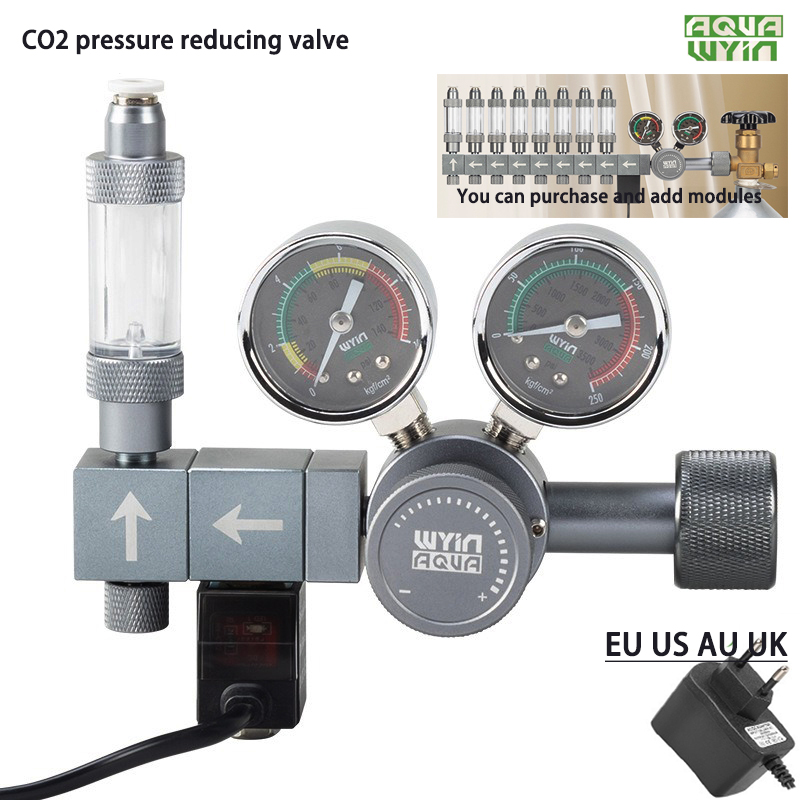 Co2 Regulator Dual Stage - منظم ثاني أكسيد الكربون DIY للأحواض