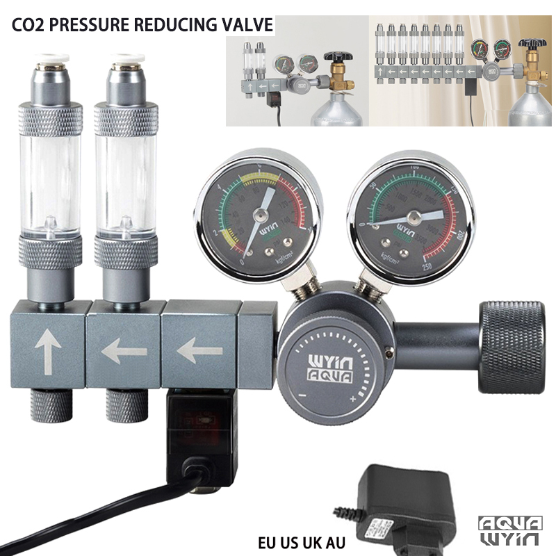 Co2 Regulator Dual Stage - منظم ضغط ثاني أكسيد الكربون DIY