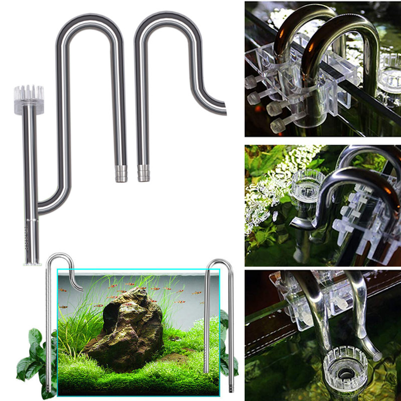 Aquarium Planted Tank Filter - جديد خزان الأسماك زنبق الأنابيب الفولاذ