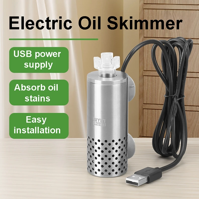 Aquarium Planted Tank Filter - مزيل طبقة الزيت الكهربائي لحوض السمك،