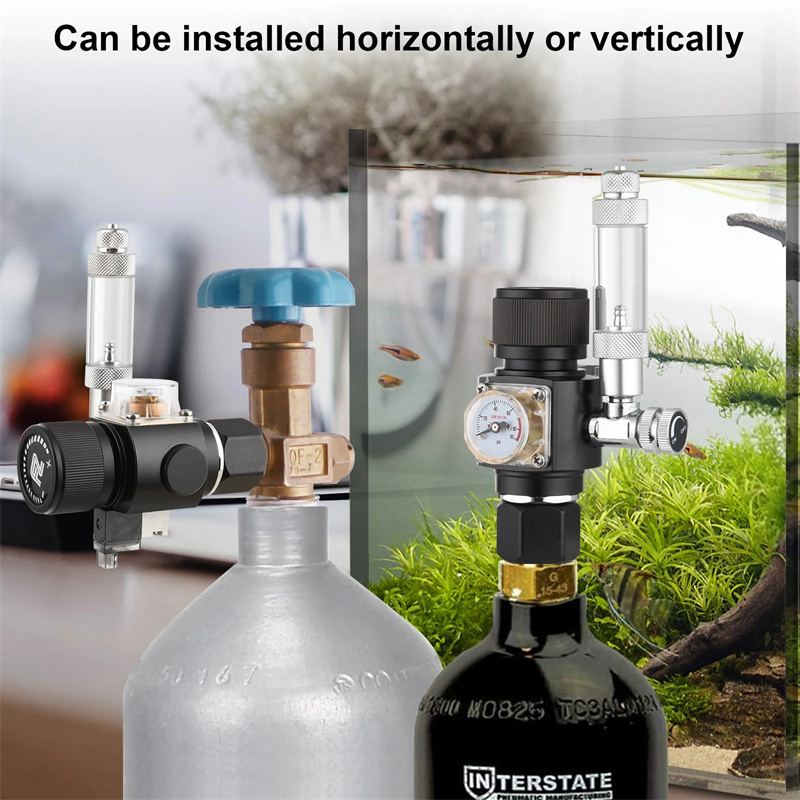 Co2 Regulator Dual Stage - Fzone صغيرة مزدوجة المرحلة Co2 منظم