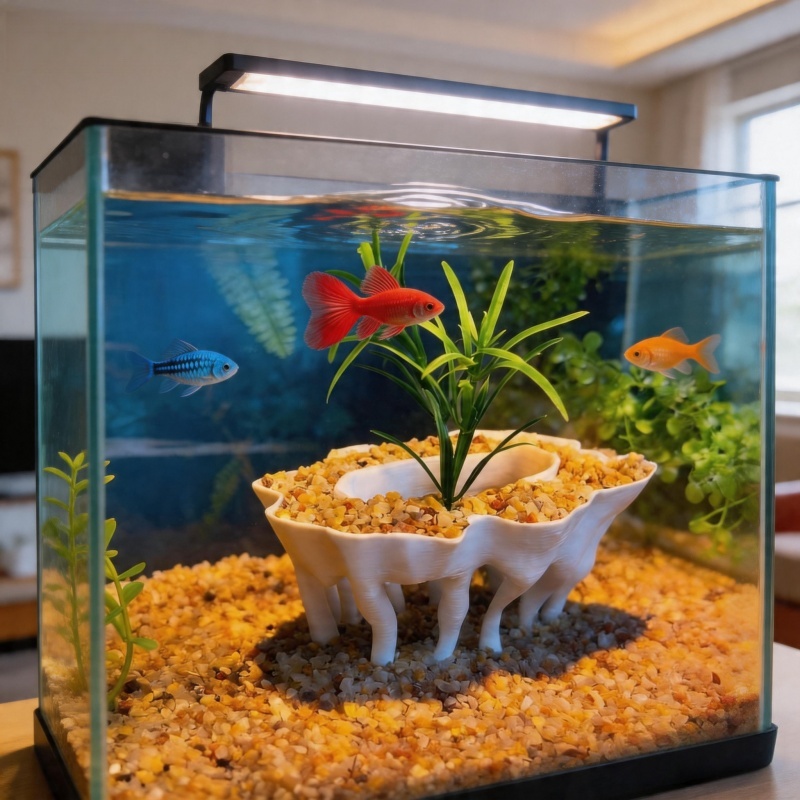 Aquarium Planted Tree - نباتات حوض السمك المطبوعة ثلاثية الأبعاد