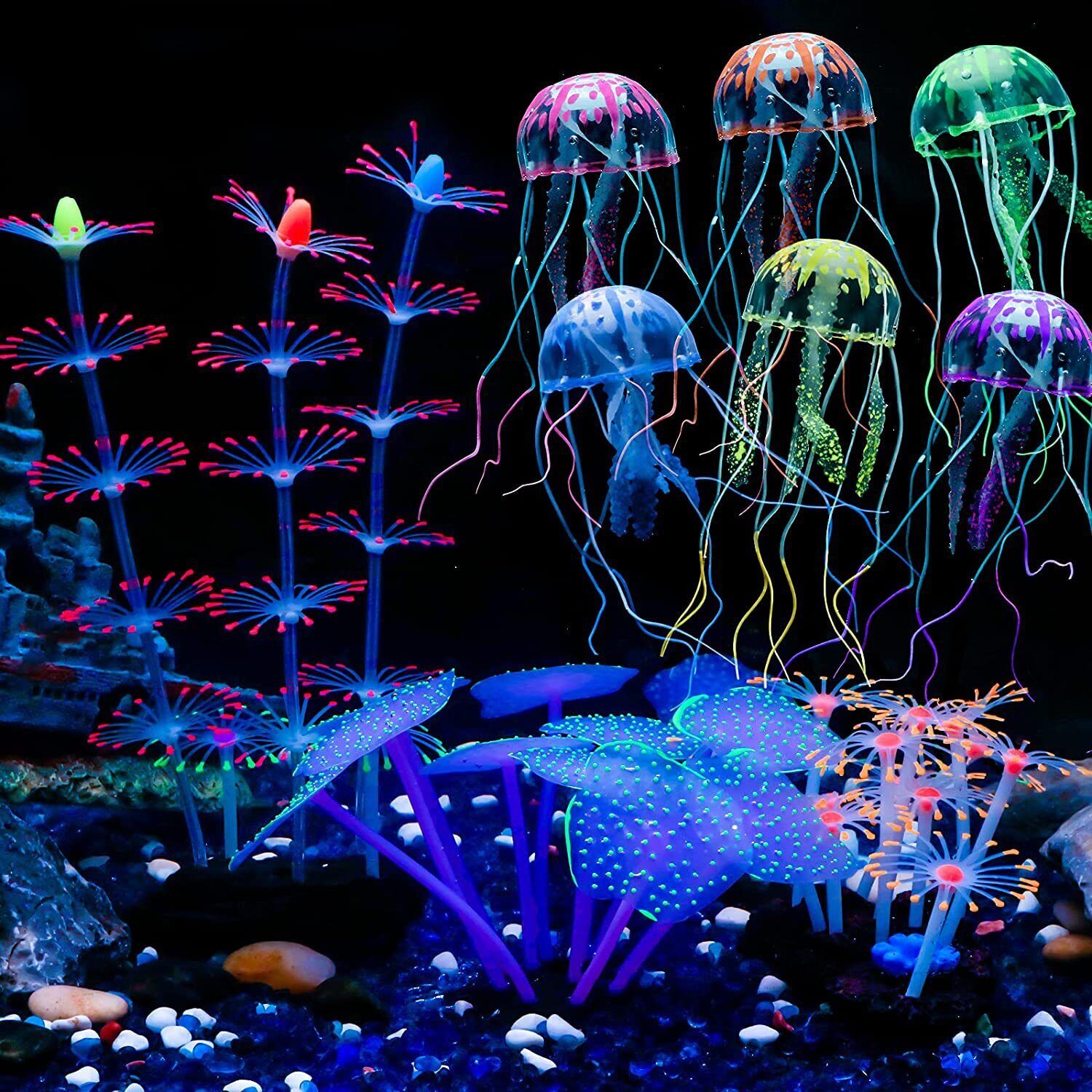 ديكور حوض السمك الاصطناعي المض - مراجعة Aquarium Plant Live وسعره