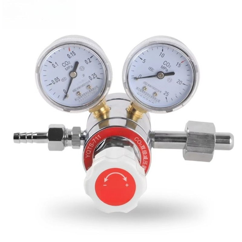 صمام ضغط نحاسي مزدوج المراحل ل - مراجعة Co2 Regulator Dual Stage وسعره
