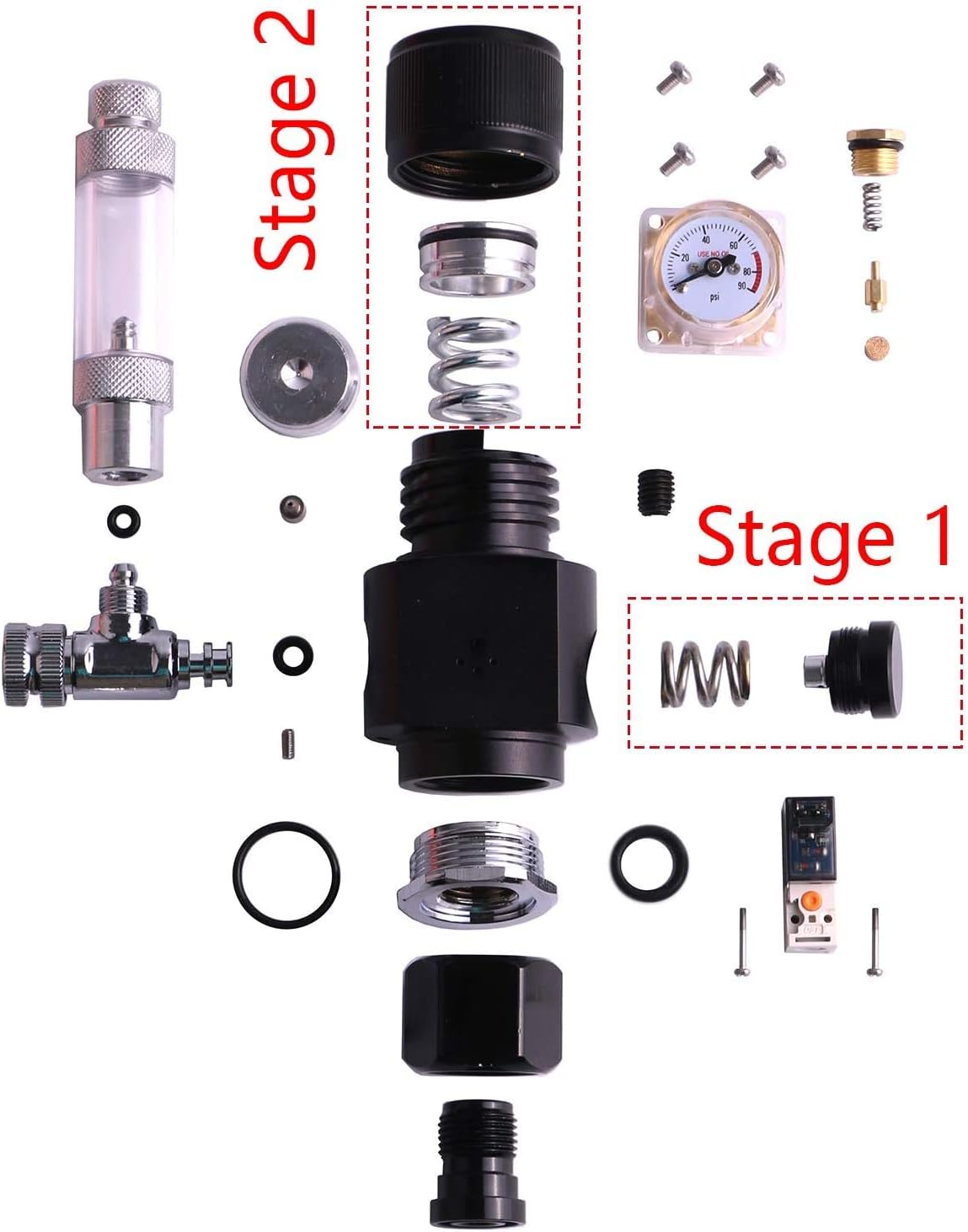 منظم ثاني أكسيد الكربون لحوض ا - مراجعة Co2 Regulator Dual Stage وسعره