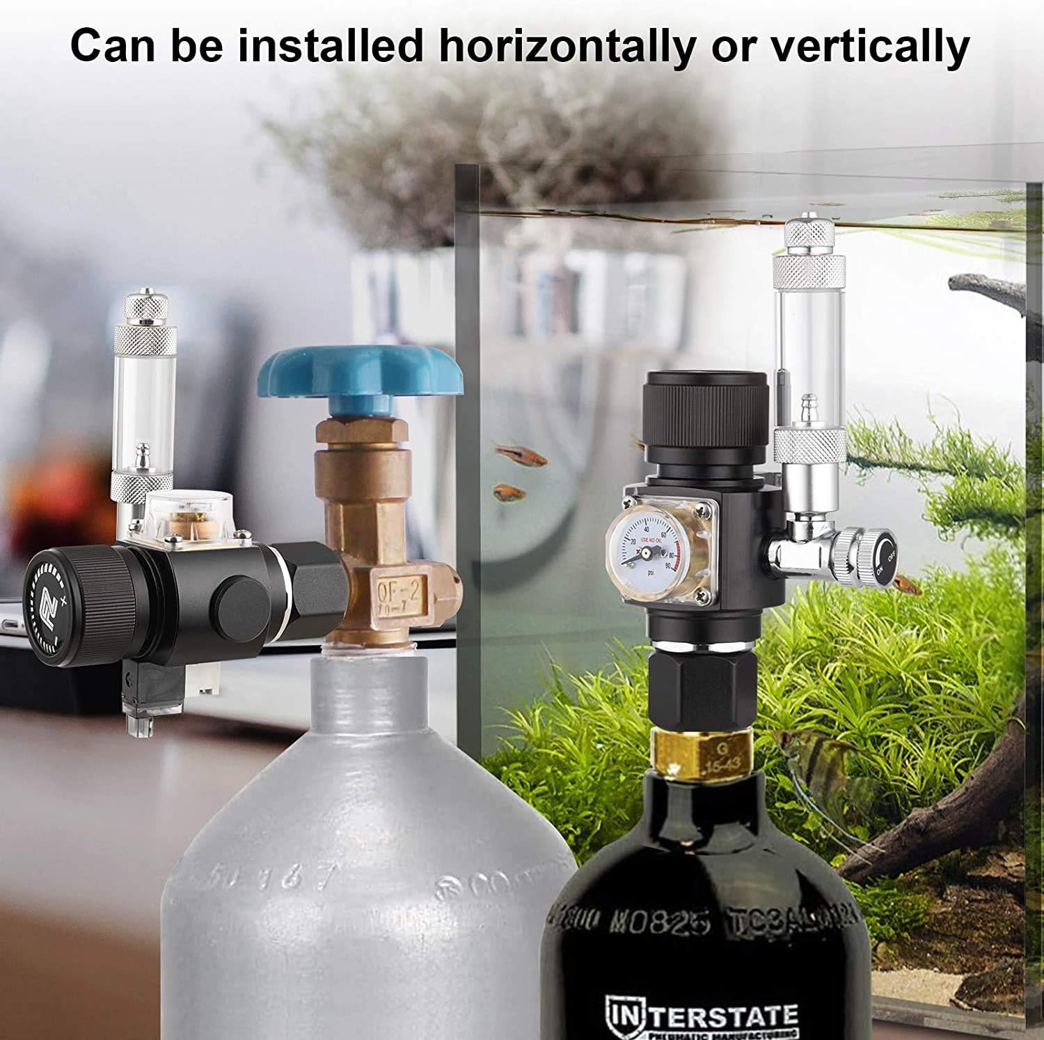 منظم ثاني أكسيد الكربون لحوض ا - مراجعة Co2 Regulator Dual Stage وسعره