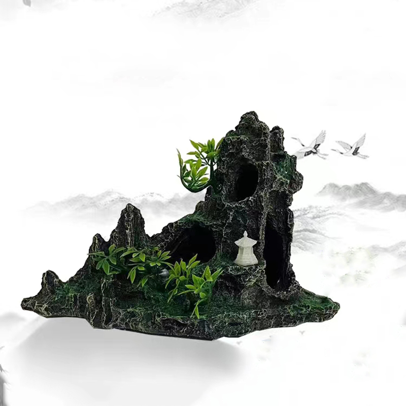 الراتنج حوض السمك الجنينة الجب - مراجعة Aquarium Planted Tree وسعره