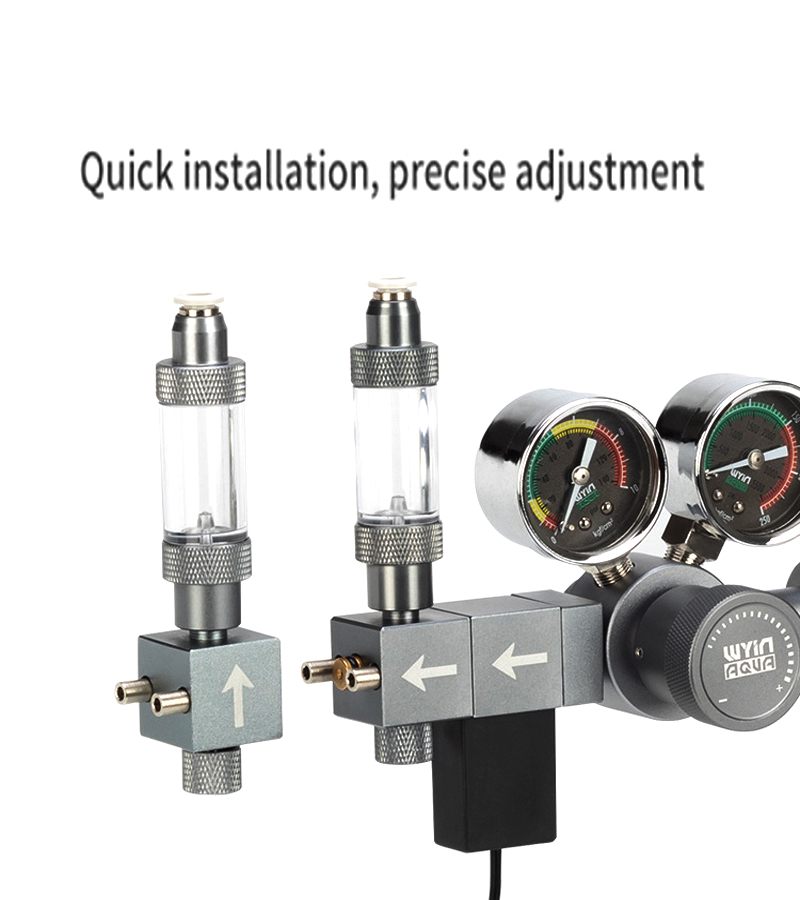 منظم ثاني أكسيد الكربون DIY لل - مراجعة Co2 Regulator Dual Stage وسعره