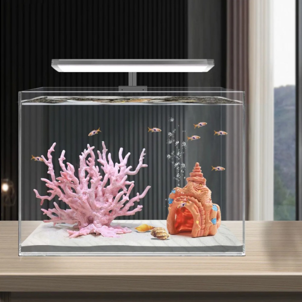 زينة مرجانية صناعية لحوض السمك - مراجعة Planted Aquarium Aquascape وسعره