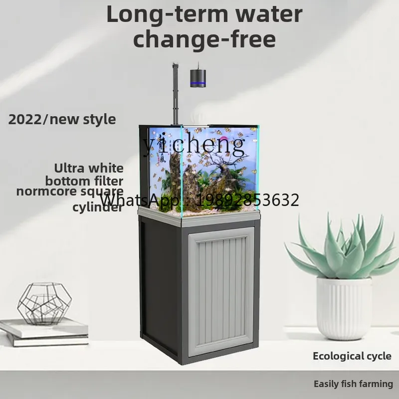 حوض أسماك زجاجي فائق البياض بق - مراجعة Aquarium Planted Tank Filter وسعره