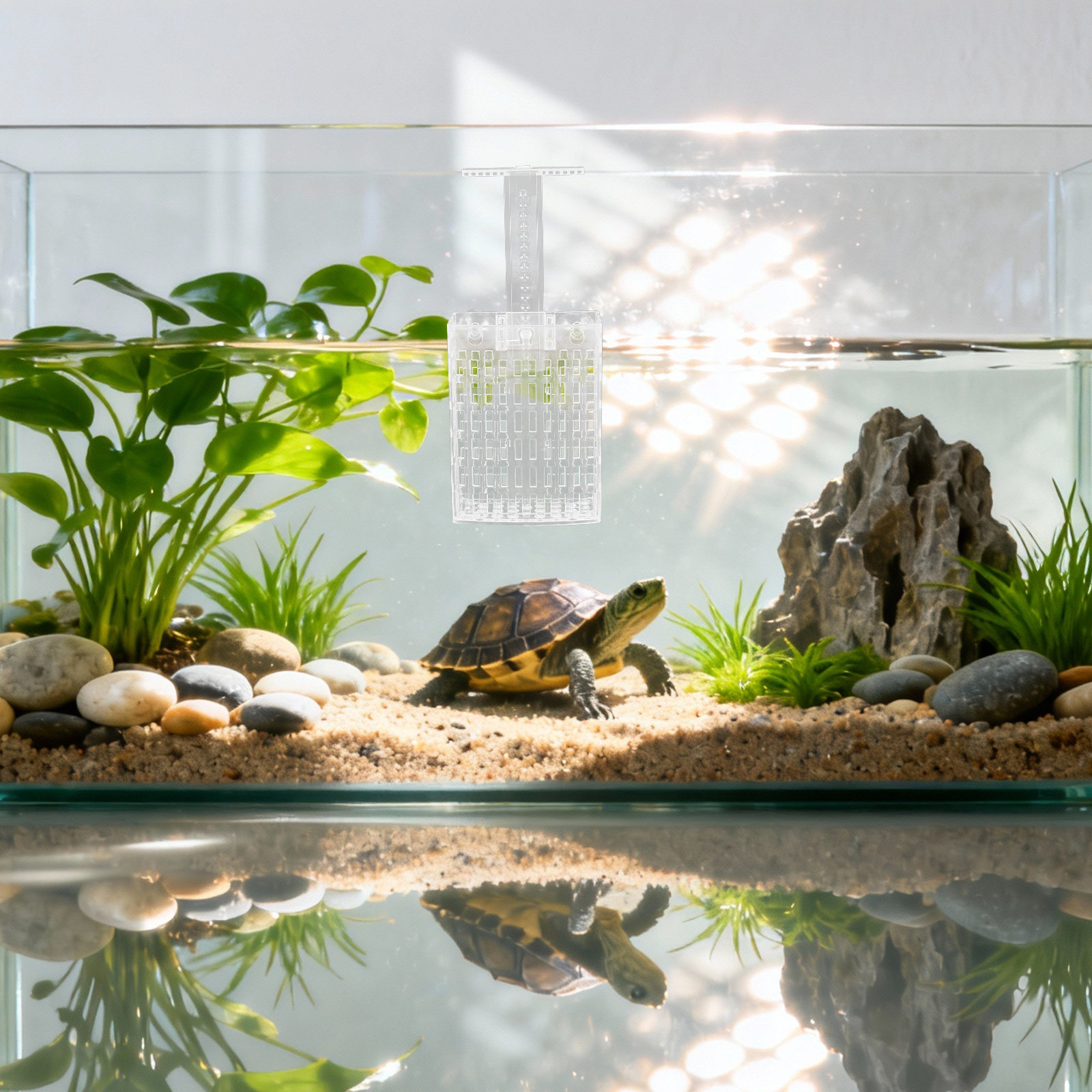 مجموعة من 2 حامل نباتات حوض ال - مراجعة Aquarium Plant In Pot وسعره