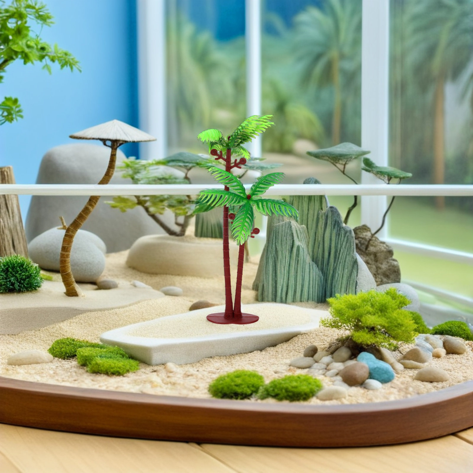 15 قطعة من أشجار جوز الهند الص - مراجعة Aquarium Planted Tree وسعره