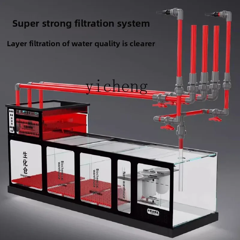حوض سمك L14 من الزجاج فائق الب - مراجعة Aquarium Planted Tank Filter وسعره