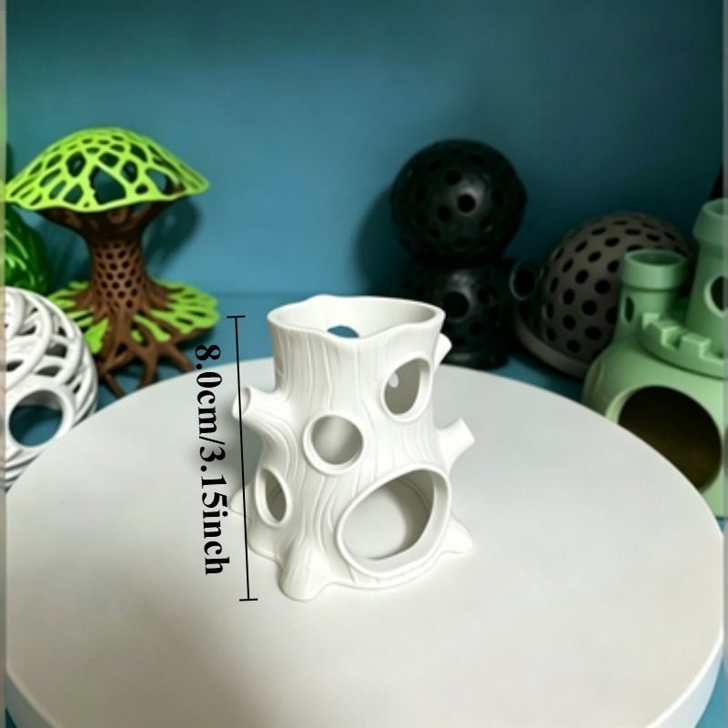 ديكور حوض السمك على شكل جذع شج - مراجعة Aquarium Planted Tree وسعره