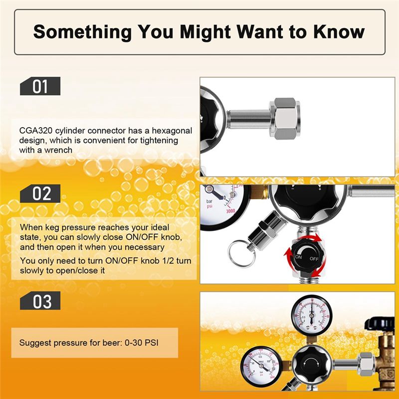 منظم ضغط A02M-CGA-320، منظم ضغ - مراجعة Co2 Regulator Dual Stage وسعره