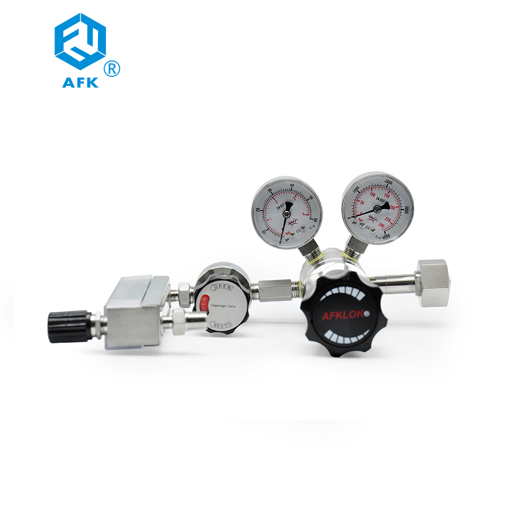 منظم ضغط غاز ثاني أكسيد الكربو - مراجعة Co2 Regulator Dual Stage وسعره