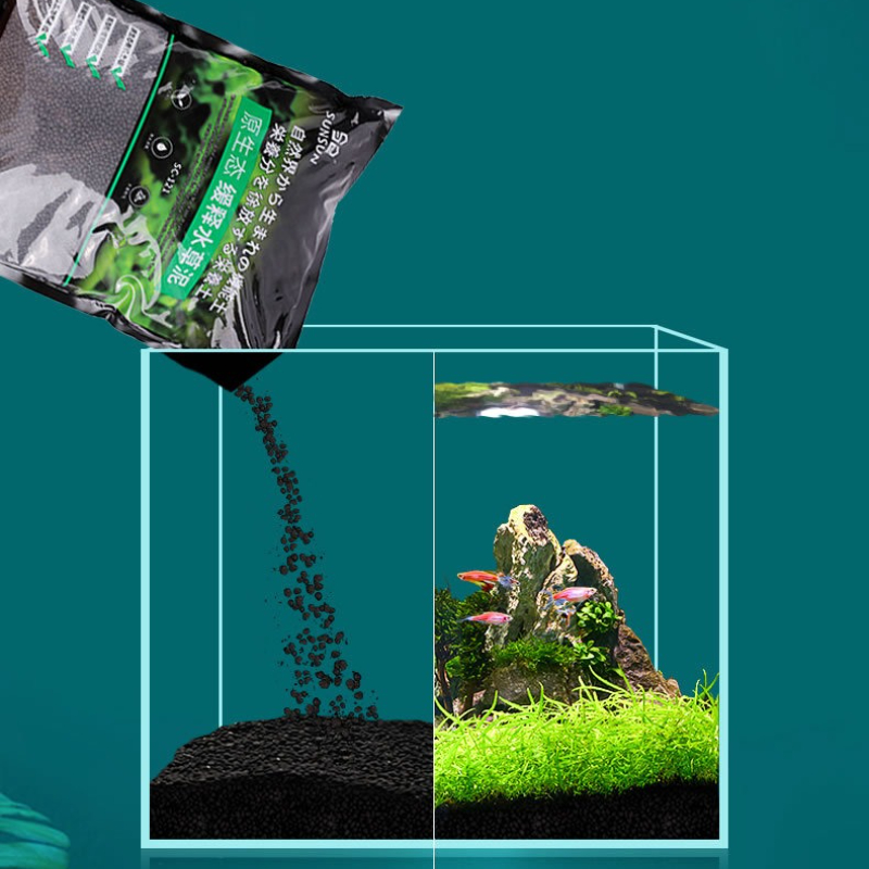 تربة حوض السمك من SUNSUN - ركي - مراجعة Planted Aquarium Aquascape وسعره