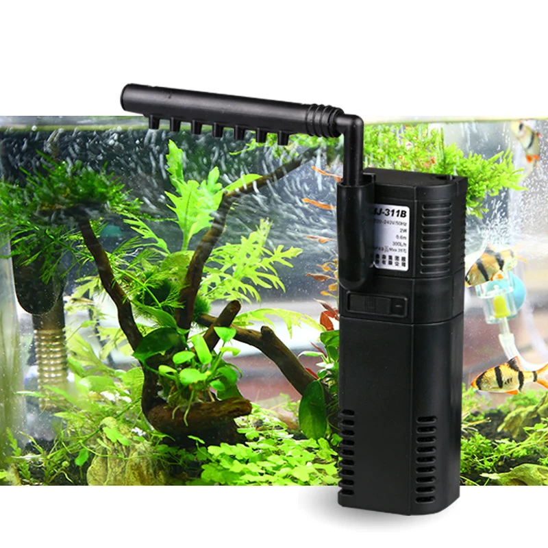 مضخة أوكسجين داخلي نانو صغيرة  - مراجعة Aquarium Planted Tank Filter وسعره